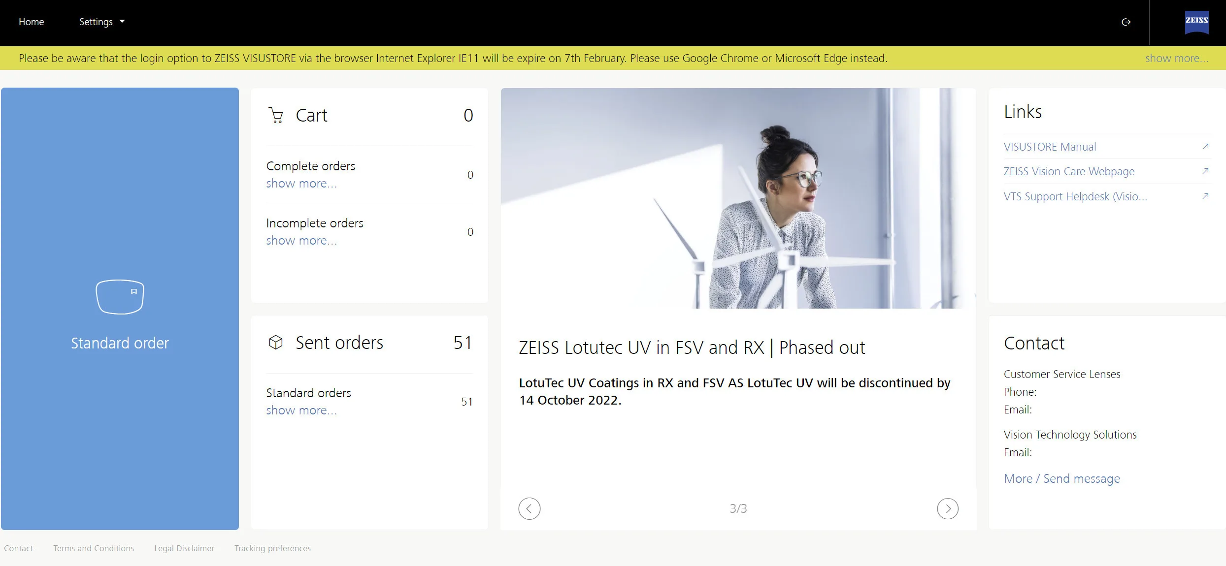 Step Zeiss Visustore