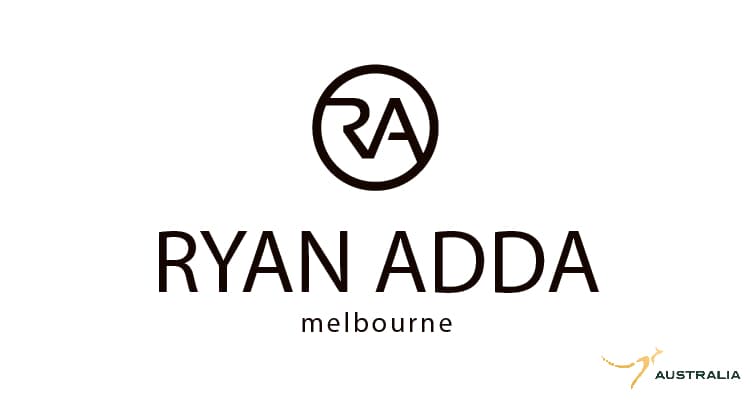 RYAN ADDA BLACK TRIANGLE LOGO W MELBOURNE Australia's Nation Brand Logo