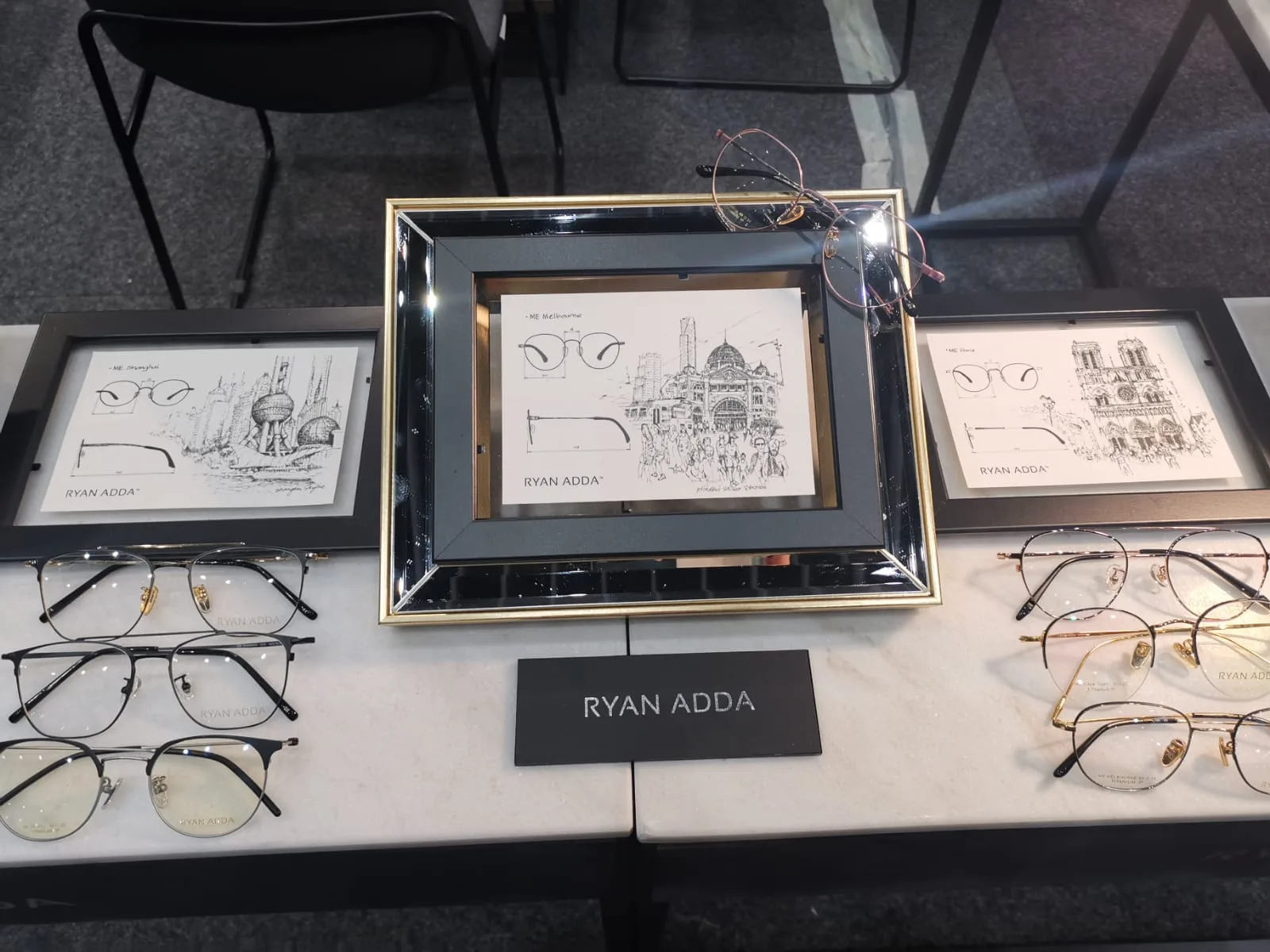 RYAN ADDA Titanium Designer Eyewear Exhibition in OMEGA19 17