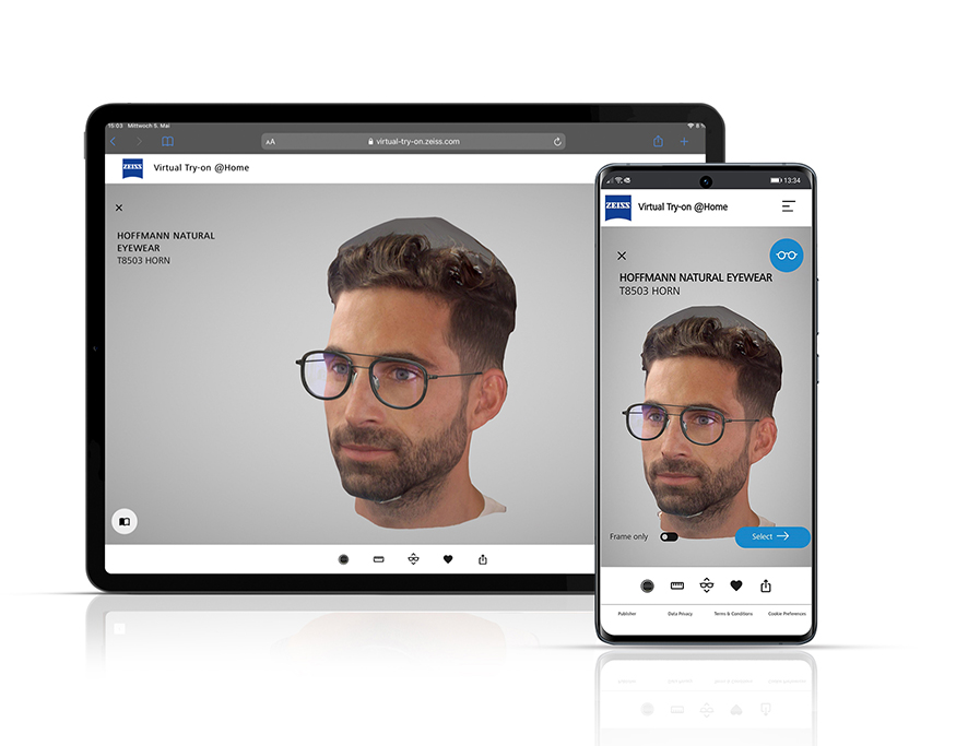 zeiss partner ryanadda try on glasses