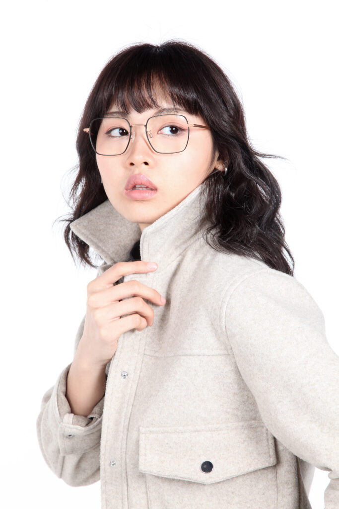 RYAN ADDA ONE Galaxy Kobo titanium eye frames square frame womens